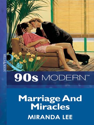 cover image of MARRIAGE AND MIRACLES